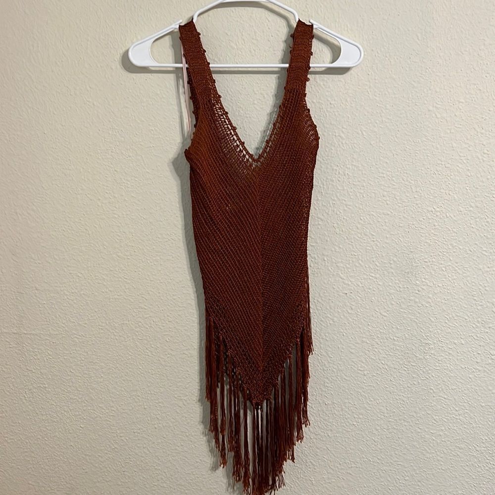 Forever 21 Fringe Tank Top